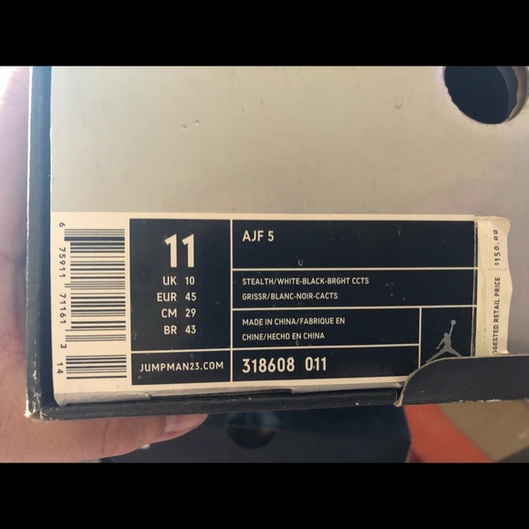 Ajf 5 size 11 great shape - Picture 3 of 8